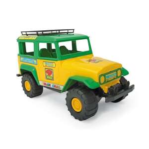 Gelber und grüner Color Cars Wader Jeep Spielzeugauto - Wader