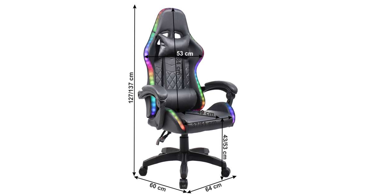 Alpha Gamer - Cygnus RGB cervical cushion