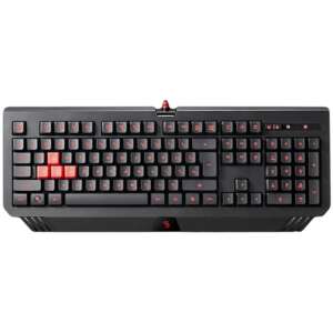 A4Tech Bloody B120N Gaming Keyboard with RGB Backlighting, top view - A4Tech Keyboard