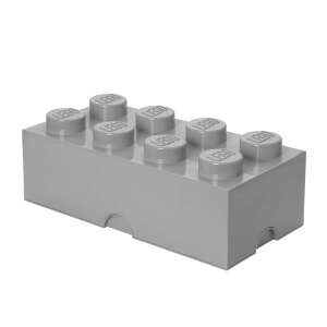 LEGO Storage Brick - Szürke Tárolókocka - 8-as