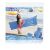 Bestway inflatable beach mattress packaging, blue color, detail view