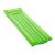 Green Bestway inflatable beach mattress, angled view