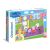 Clementoni Peppa Wutz Bodenpuzzle Box, 40 Teile, großes Format