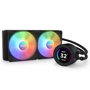 NZXT Kraken 280 RGB CPU Liquid Cooler with RGB Fans and LCD Display - NZXT PC Fan