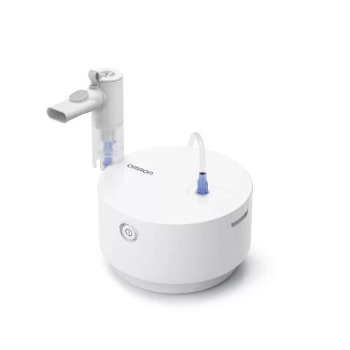 Omron C28P Kompressornebler, weiß, für Asthma, COPD, Bronchitis, Bronchiolitis und Erkältungen