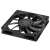 SilverStone Air Slimmer 90 92mm PWM ventilátor, fekete, ferde nézet