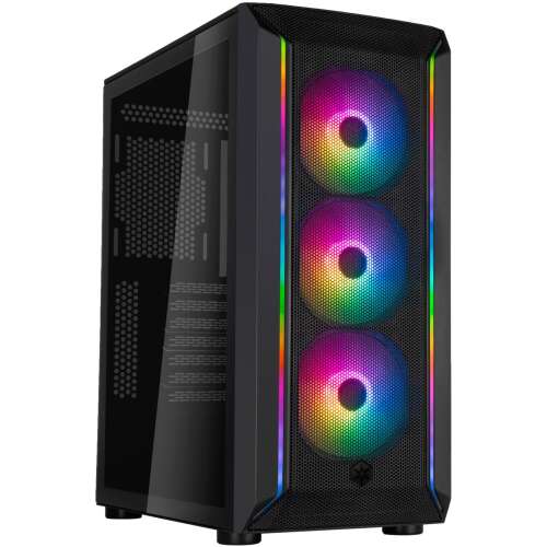 SilverStone FARA 511Z Gaming PC ház - Fekete