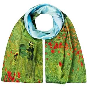 Monet: Pipacsvirágzás - Selyemsál 100% - von Lilienfeld - Von Lilienfeld