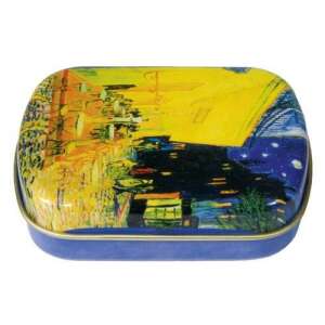 Fridolin metal box with Van Gogh's 'Cafe Terrace at Night' design - Kitchen Storage Container