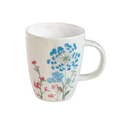 Kubek porcelanowy Easy Life z wzorem Mille Fleurs Blue, 350ml