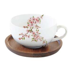 Easy Life-Nuova Sakura porcelán teáscsésze akácfa aljjal, 250ml - Teáscsésze