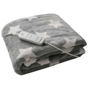 Oromed electric heated blanket, grey with white stars, 130 x 180 cm - Electric Blanket Warmer