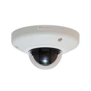 LevelOne FCS-3054 IP dome camera, white, security camera, surveillance camera, home security - Security Camera