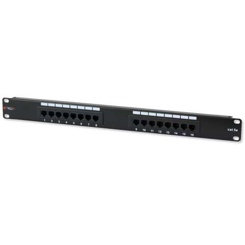 Techly Pro 19 Zoll 16-Port UTP Patchpanel
