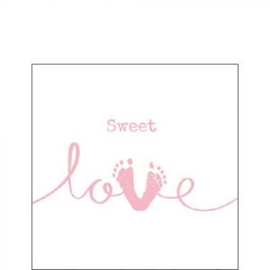 Ambiente Sweet Love Girl Papírszalvéta - 20 db, 25x25 cm 137985101 - Ambiente