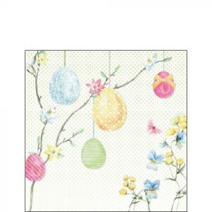 Ambiente Hanging Eggs Papírszalvéta - 25x25cm, 20 db 137985084 - Ambiente