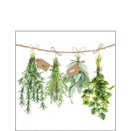 Ambiente Fresh Herbs Papírszalvéta - 25x25cm - 20 db
