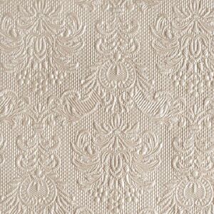 Ambiente Elegance Papírszalvéta - Taupe - Dombornyomott - 25x25cm - 15db 137984676 - Ambiente