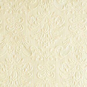 Ambiente Elegance Papírszalvéta - Dombornyomott - Krém - 25x25cm - 15db 137984682 - Ambiente