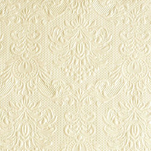 Ambiente Elegance Papírszalvéta - Dombornyomott - Krém - 25x25cm - 15db