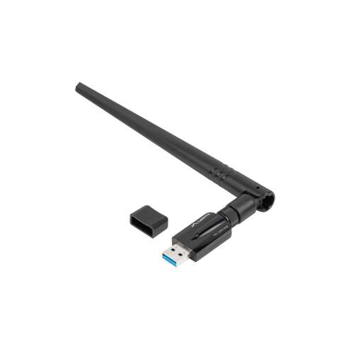 Bezdrôtový USB adaptér Lanberg NC-1200-WIE s externou anténou