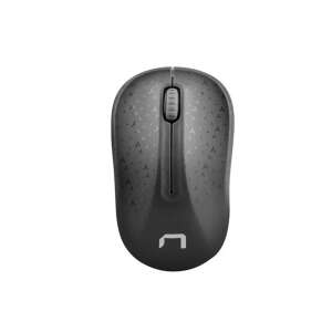 Șoarece wireless Natec Toucan, negru, vedere din față - Natec Mouse