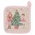 Clayre–Eef Karácsonyi Edényalátét - Dióhéjörö - 20x20cm 72836397