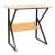Tarcal K72_80 desk with shelf, beech and black, modern design, home office desk
