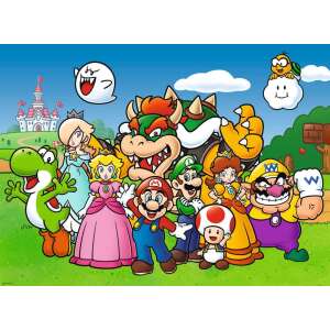 Super Mario Fun 100 elementów XXL Puzzle, z Mario, Luigim, Peach, Bowserem i innymi postaciami z serii gier wideo Super Mario - Ravensburger Puzzle