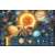Puzzle Ravensburger cu 5000 de piese, reprezentând sistemul solar