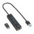Sharkoon 3 portos USB 3.2 Gen 1 Hub RJ45 Ethernet és USB-C adapterrel