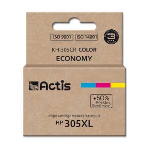 Actis KH-305CR Színes Gazdaságos Tintapatron HP 305XL-hez - Actis