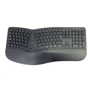 Conceptronic ORAZIO02DE ERGO Drahtlose Tastatur, ergonomisches Design, schwarz - Conceptronic