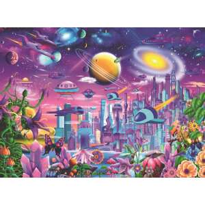 Ravensburger Cosmic City - 200 darabos puzzle 72438139 
