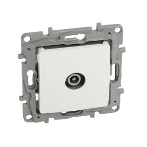Legrand 764555 Niloé TV-Steckdose weiß 10dB 74031293 - Installationshilfen