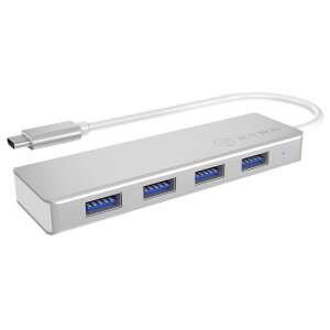 RaidSonic IcyBox IB-HUB1425-C3 USB 3.0 Hub 4 porttal, ezüst - RaidSonic