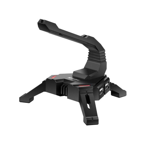 Sandberg 2in1 Bungee USB 2.0 HUB (4 port) - Fekete