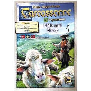 Carcassonne 9. Hills & Sheep stratégiai társasjáték (skandináv kiadás) 77372627 Társasjátékok