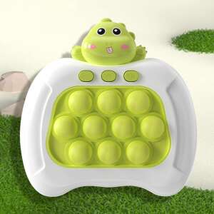 Green dinosaur pop it toy with lights and sounds, push bubble game for kids - Nonbrand Interactive Kids' Toy