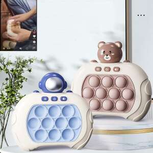 Pop it toy with light and sound effects, featuring a bear and astronaut design - Nonbrand Interactive Kids' Toy