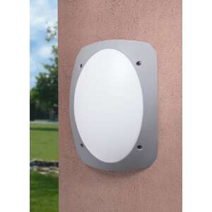 Lampă de perete exterioară Fumagalli CECCHI E27 cu iluminare de fundal - gri - Lămpi de perete pentru exterior