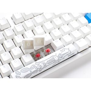 Ducky ONE 2 RGB TKL mechanikus billentyűzet Cherry MX Silent Red kapcsolókkal és egyedi szóköz billentyűvel - Ducky