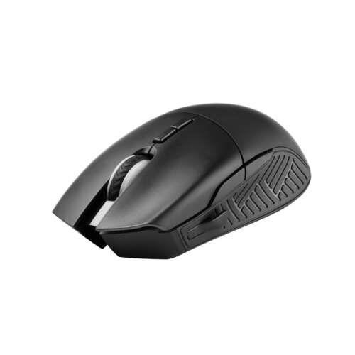 L33T Gaming Draupnir RGB Wireless Gaming Mouse - Black, angled view