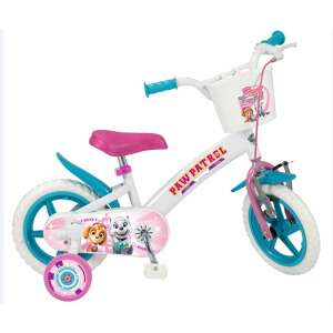 Toimsa: Paw Patrol Kinderfahrrad, Größe 12, weiß-rosa 77361180 - Fahrrad für Kinder