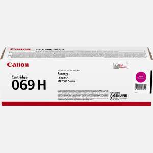 Canon 069H Magenta Toner Cartridge, High Capacity, for Canon i-SENSYS LBP673C and MF750C Series Printers - Computers and Accessory
