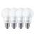 Philips LED izzók, 4 db-os csomag, A60, 8W, 806lm, 2700K, E27, meleg fehér