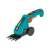 Gardena ComfortCut Li Cordless Grass Shears, blue and orange, with wheels