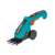 Gardena ComfortCut Li Cordless Grass Shears, blue and orange, with wheels