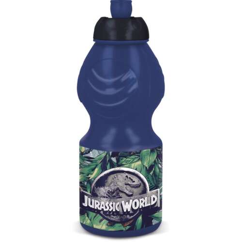 Plastová fľaša na vodu Jurassic World 400ml s dinosaurom