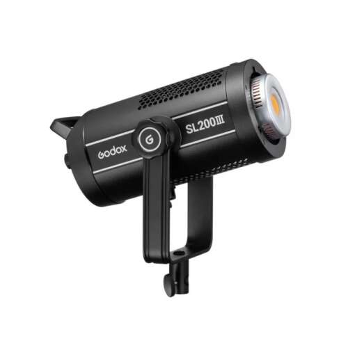 Godox SL-200 III LED Videólámpa, professzionális stúdióvilágítás, magas CRI és TLCI, állítható fényerő, 2,4GHz és Bluetooth vezérlés